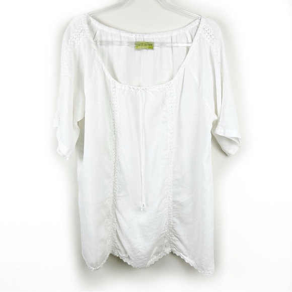 Sigrid Olsen Tops - Sigrid Olsen Signature 100% Linen Tunic blouse size: L